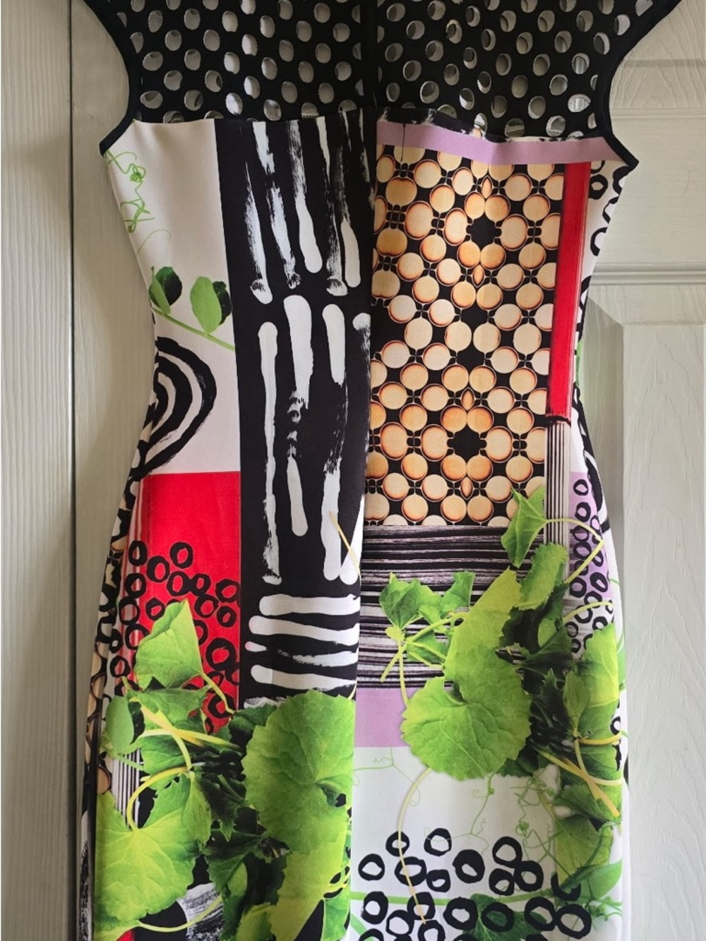 Clover Canyon Black and White Polka Dot Dress